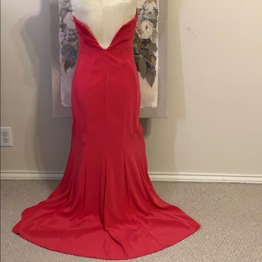🌺ABS Allen Schwartz strapless dress - Picture 2 of 7